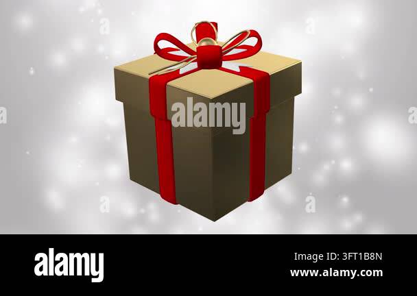 Gift Box. Christmas Background Loop Stock Video Footage - Alamy
