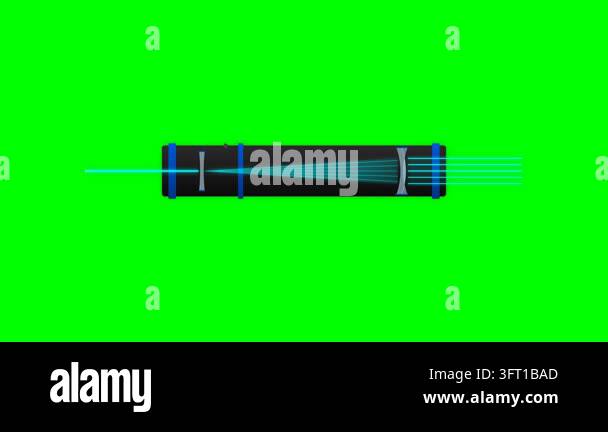 Galilean Laser Beam Expander Collimator Photonics Line Art 2D Vector ...