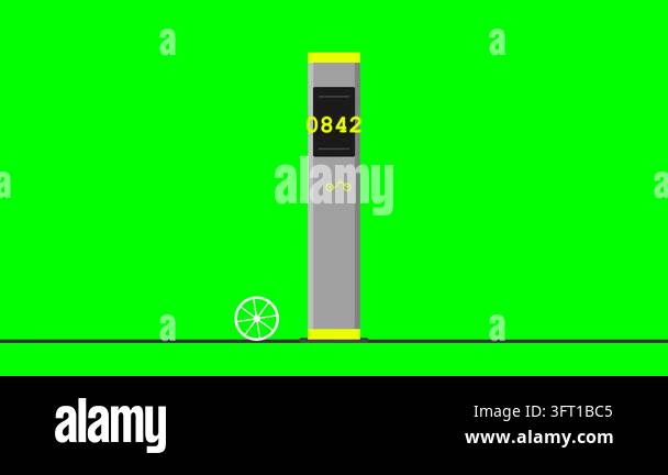 Automated Urban Cycling Counter Totem with Digital Display and Rolling ...
