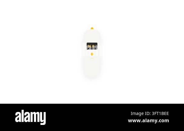 Automated Remote Digital Thermometer for Telehealth Monitoring with 36. ...