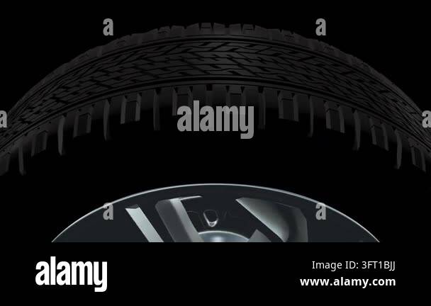 Vehicle Tire Spinning 4K Loop Stock Video Footage - Alamy