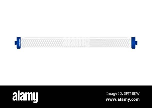Tubular File Chemical Engineering Micro-Packed Bed Tubular Reactor with Flowing Aqua ...