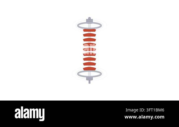 Composite High Voltage Polymer Insulator String with Aluminum Corona ...