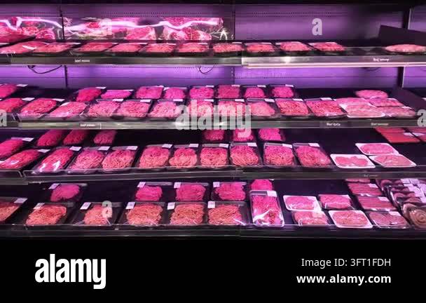 Dubai, UAE - September 30, 2026 - Interior view of fresh seafood, fish ...