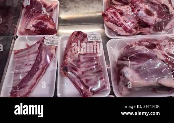 Dubai, UAE - September 30, 2026 - Interior view of fresh seafood, fish ...