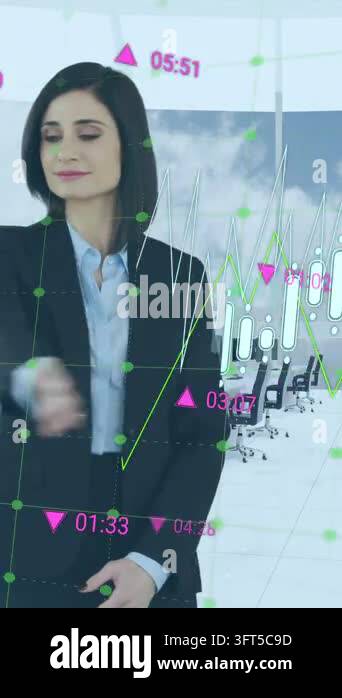 Vertical video: Overlay appearing, presenter reaching, highlighting ...