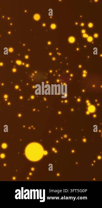 Animation of lights and geometrical shapes over black background. color ...