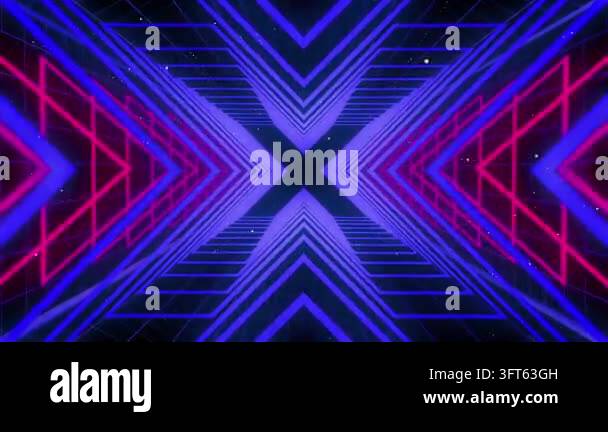 Colorful kaleidoscopic light patterns create vibrant visual background ...