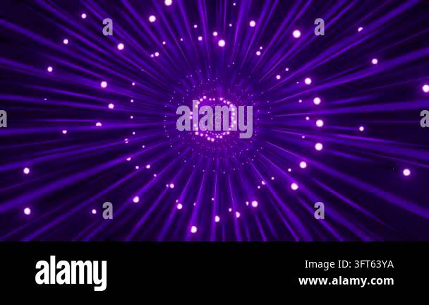 Looping tunnel video effects with colorful lights, abstract background ...