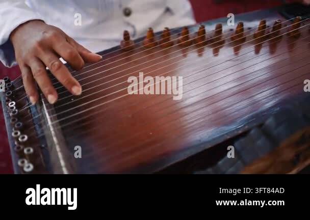 String Instruments Hd Sundanese Musician Playing Traditional Kacapi String Instrument Stock ...