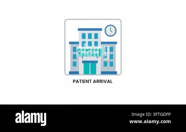 medical hospital and hospital icon Stock Video Footage - Alamy