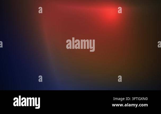 Abstract light footage of glowing blue and red orbs drifting through ...