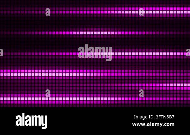 The abstract pixel pattern consists of numerous bright square elements ...