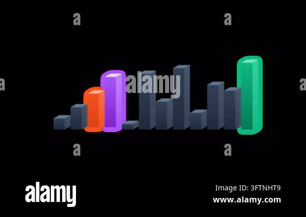 Bubble Sort Algorithm Visualization Motion Graphic with Alpha Channel ...