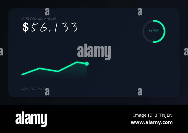 stock exchange icon with gradient mesh, vector Stock Video Footage - Alamy