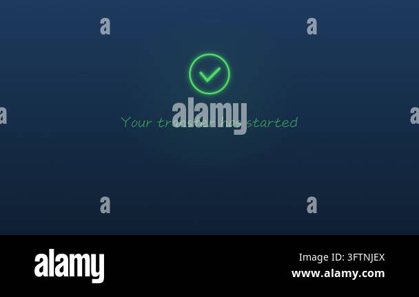 vector modern blue gradient circle interface icon. eps 1 0 Stock Video ...