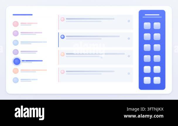 vector infographic design template with icons and 4 options Stock Video ...