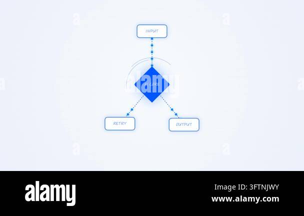 abstract background of a computer technology. vector Stock Video ...