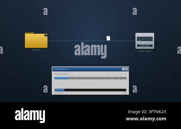 vector illustration of a blue computer screen icon on a black ...
