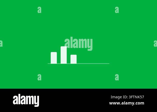 vector icon of green arrow on white background Stock Video Footage - Alamy