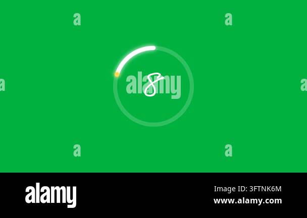 circle number 3 d icon logo design vector illustration Stock Video ...