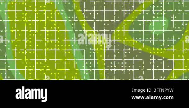 Flow Channel Pattern Abstract animation featuring organic shapes in sage green tones gently ...