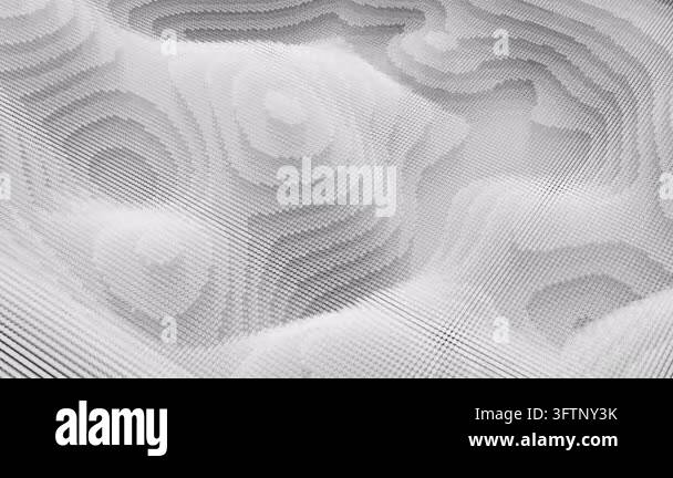 Topographic Abstract Background Fractal background from layersed animated circles. Topographic map ...