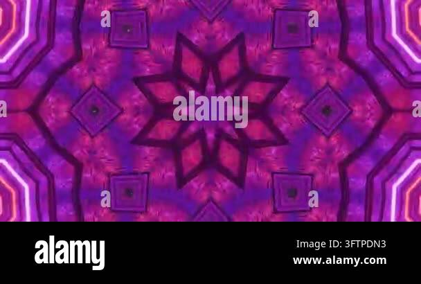 Colorful kaleidoscope pattern creating vibrant symmetrical design Stock ...