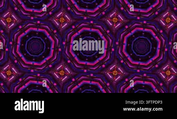 Colorful kaleidoscope pattern creating vibrant symmetrical design Stock ...