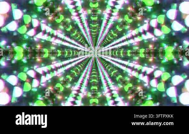 Colorful abstract pattern radiating from center outward Stock Video ...
