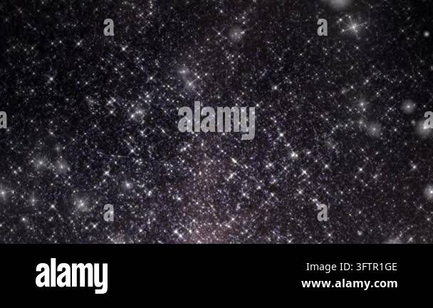 starry sky with stars and milky way Stock Video Footage - Alamy