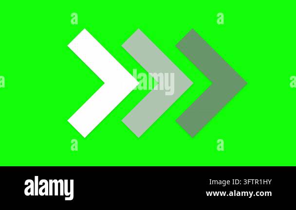 Three chevron arrows pointing right, fading in grayscale against a ...