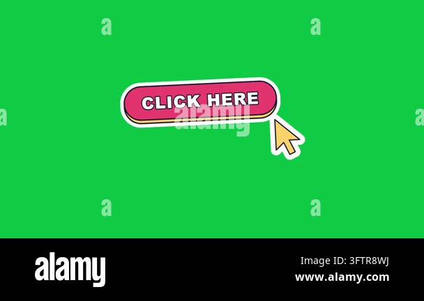 Sticker style call to action button animation: a button with the words ...