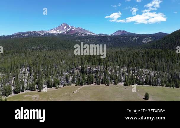 Broken Top landscape - Oregon Stock Video Footage - Alamy