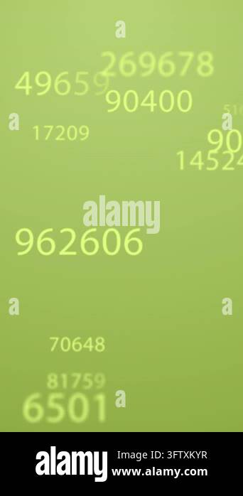 Animation of digital interface with icons and data processing. Global ...