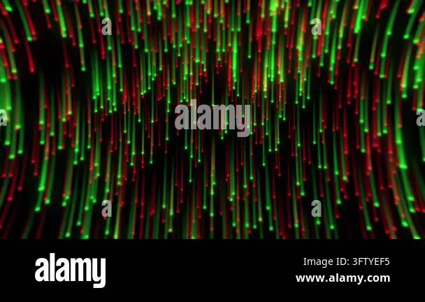 Green and red digital code matrix background Stock Video Footage - Alamy