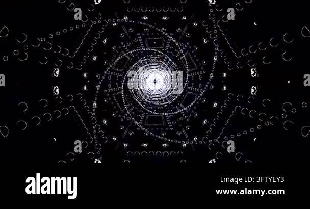 Abstract spiral pattern creating mesmerizing visual effect Stock Video ...