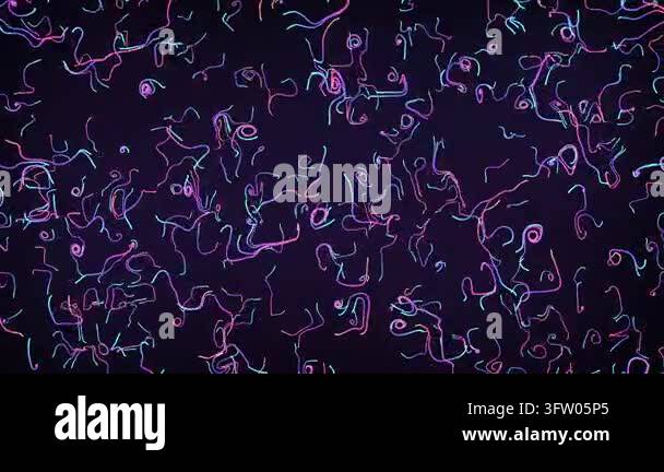 Flow Channel Pattern Abstract animation of colorful neon lines and flowing organic shapes ...