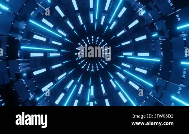 Abstract kaleidoscope animation with geometric symmetry and glowing ...