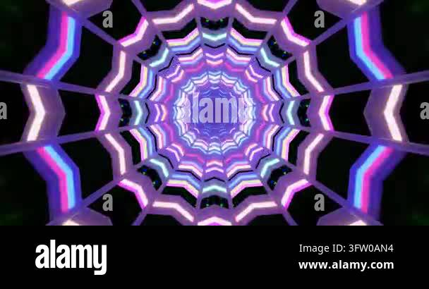 Abstract Symmetrical Tunnel Uses Perfect Alignment for a Clean ...