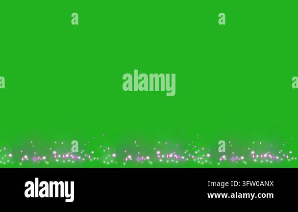 Bright green background with sparkling lights Stock Video Footage - Alamy