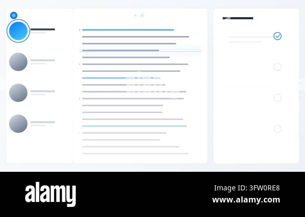A clean minimalist data dashboard interface featuring a dynamic task ...