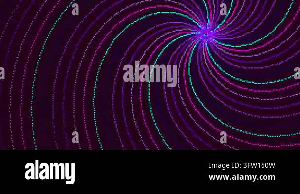 Ultra-smooth 4K 60fps abstract loop with flowing liquid light effects ...
