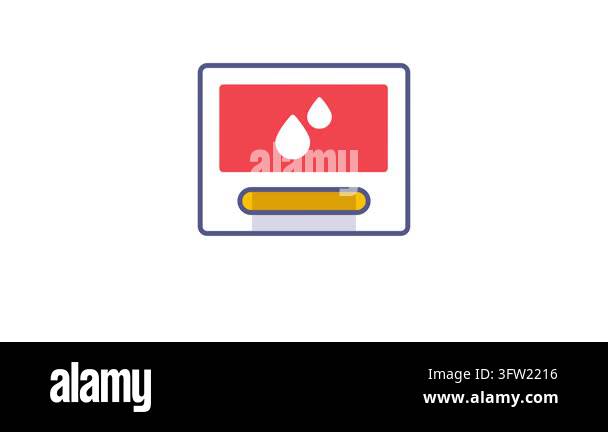 blood test Modern concepts design, animated vector illustration Stock ...