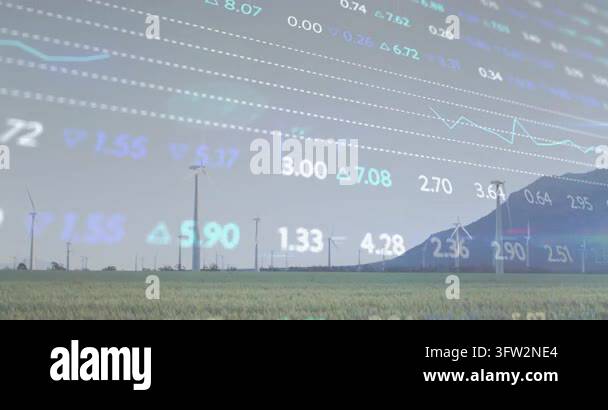 Market overlay updating over farm, feed driving pulsing values ...