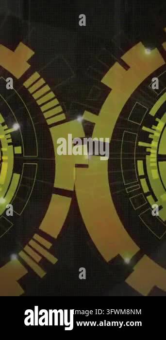 Animation of scopes scanning and data processing. Global online ...