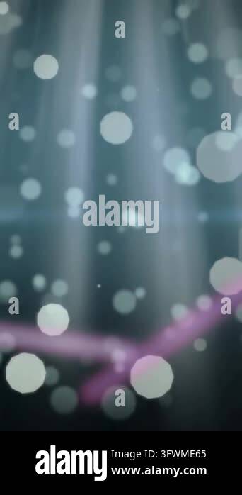 Poly Edge Vertical video: Poly edge entry starting pink neon sweep, bokeh ...