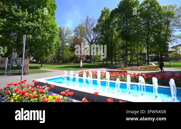 Park in bad Orb, Germany Stock Video Footage - Alamy