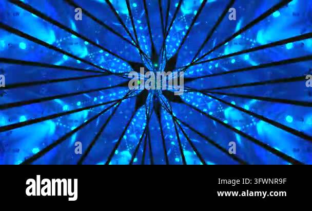 Abstract pattern featuring vibrant blue colors and shapes Stock Video ...