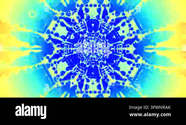 Seamless tunnel video loop with abstract patterns and flowing designs ...